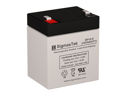 SigmasTek Replacement Battery For Universal Power UB1250 (D5741) 4.5 12V 5 AH F1