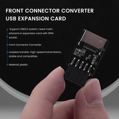 Converter USB3.2 TYPE-E Motherboard USB2.0 9Pin to TYPE-C A-KEY Front Connector