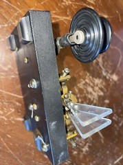 BENCHER ? BY 1 IAMBIC PADDLE & Straight Key Home Brew Very Interesting Set Up