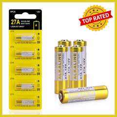 12V 27A A27 Alkaline Battery, V27A LR27A MN27 L828 12V Battery (5-Pack) NEW USA*