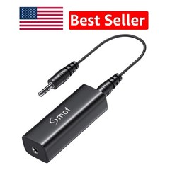 Effortless Plug-and-Play Ground Loop Isolator with 3.5mm Audio Cable Included