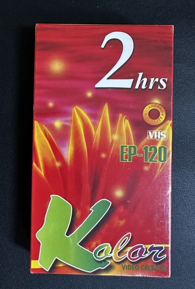 Blank VHS Tapes – Kolor EP-120 2 Hours Blank Video Cassette Tapes New