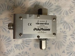 PolyPhaser 109-0501 W-A 700MHz to 1000 N M/F Bulkhead Coaxial RF Surge Protectr
