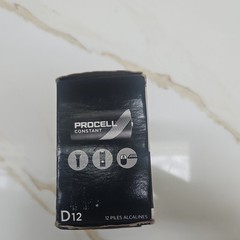 Procell Constant D Alkaline D Batteries 12 Pack 1.5V Low Drain PC1300