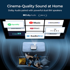 VANKYO Performance V700G Native 1080P Projector, Full HD 5G, Built-in Streaming