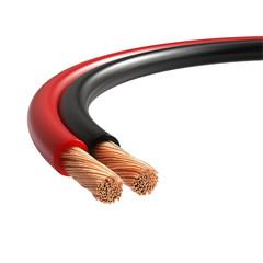 25ft Speaker Cable 14AWG CL3 Rated Bulk In Wall Audio Wire 14/2 Gauge Black/Red