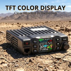 Radioddity CB-5000 Small CB Radio SSB AM FM 12V 24V Truck Offroad TFT SWR Transc