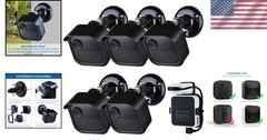 Durable ABS Outdoor Camera Mounts with USB Charger for Blink Cameras – 5-Pack