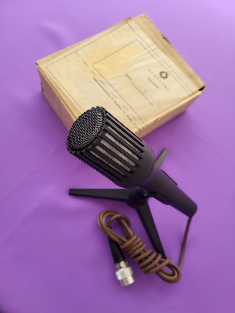 Rare Vintage Soviet Era Microphone Octava MD-380A USSR 1991 Retro Audio Old