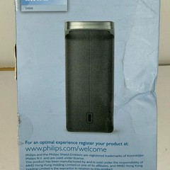 Philips TAS3505 Black 3000 Series Waterproof 10 Hours Playtime Bluetooth Speaker