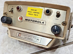 VINTAGE MOTOROLA RADIO SET FOR ANTIQUE POLICE CAR/FIRE TRUCK RESTORATION ADAM 12