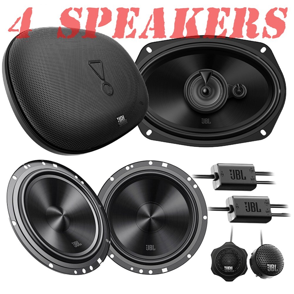 JBL Stage2 720W 6.5″ Component & 560W 6″x9″ 3-Way Speakers for Car/truck/SUV