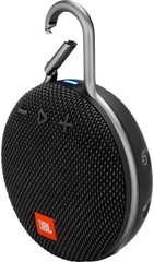JBL Clip 3 Portable Bluetooth Speaker – Black