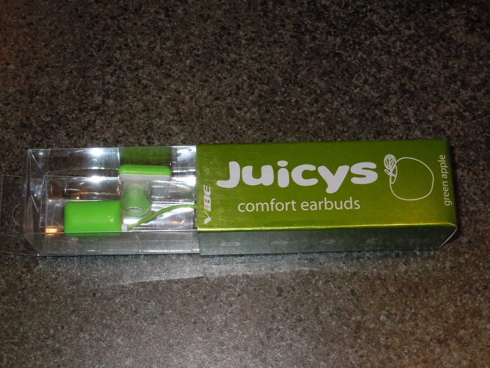 Vibe Juicys In-Ear only Headphones – Apple Green