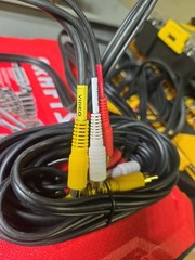 3 RCA to 3 RCA Male to Male Composite AV Cable for TV DVD Home Theater- 12ft