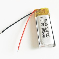 2 x 3.7V 150mAh Lipo Rechargeable Battery For Mp3 Bluetooth with PCM 051230