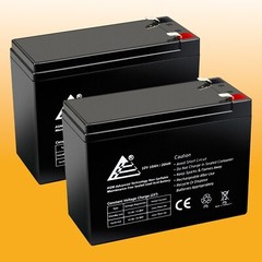 ExpertBattery 2 Packs of 12V 10Ah Battery for EZIP Scooter 4.0, 400, 450, 500