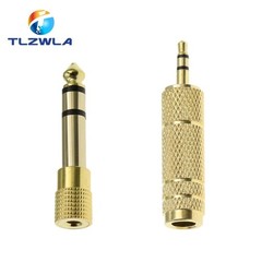 TRS Stereo Audio Headphone Adapter 6.35mm 1/4″ Female to 3.5mm 1/8″ Male Jack