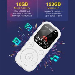 Support 128GB MP4 / MP3 Bluetooth Lossless Music Player FM Radio Recorder Sport.
