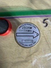 Bird Electronic Corp 250MW 328-336 MHz 430-16 Wattmeter Element