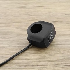 Handlebar Switch 22mm 7/8 Inch Headlight Control Push Button Switch Waterproof 1