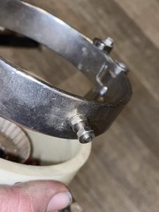 Used Good Condition ONE SOVIET CERAMIC TUBE SOCKET GU-43B /ГУ-43Б/ 19/04/77 Date