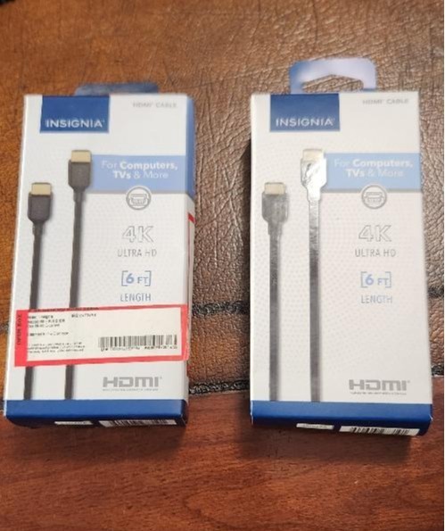 Insignia 6′ 4K Ultra HD HDMI Cable – Black