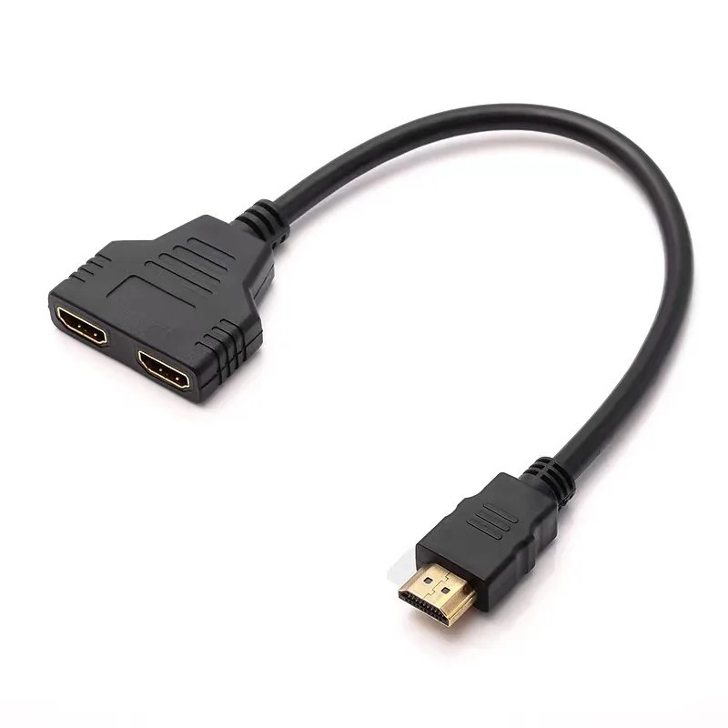 4K HDMI Cable Splitter Adapter Converter 1 In 2 Out 1 Male to 2 Female