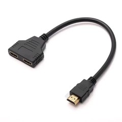 4K HDMI Cable Splitter Adapter Converter 1 In 2 Out 1 Male to 2 Female