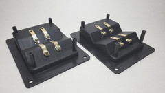Gold Plated Bi-Amp Speaker Wire Terminal Cup Banana Binding Post Bennic TPT 20