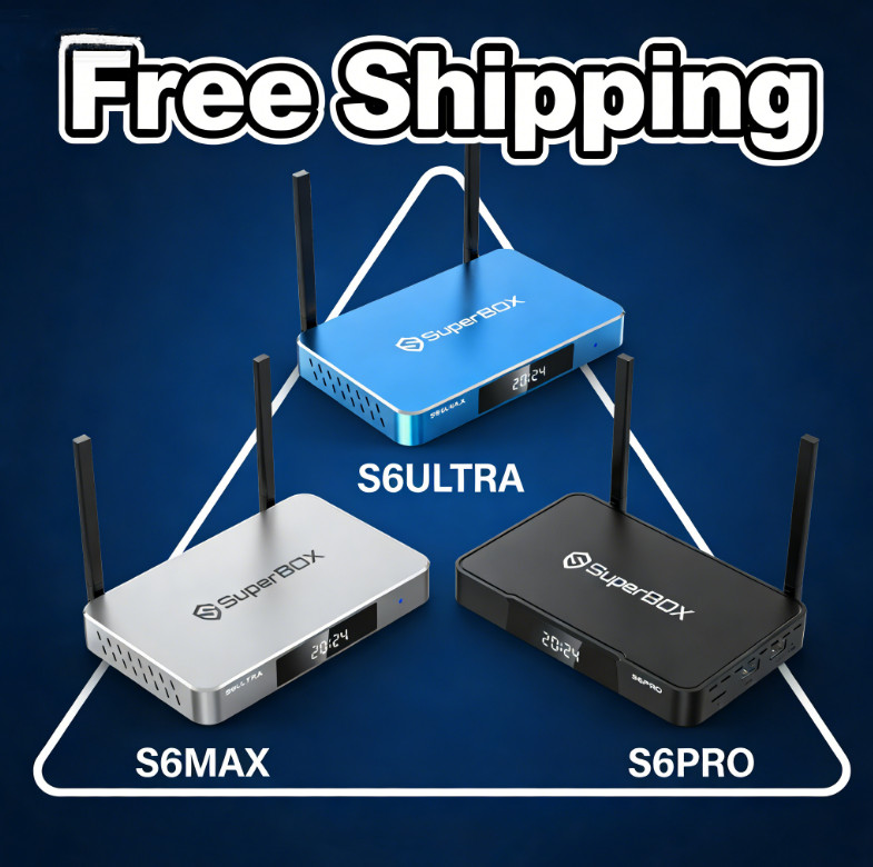 2026 SuperBox S6 Ultra/S6 Pro/S6 Max 4K TV Box | Free Same-Day Shipping-NEW