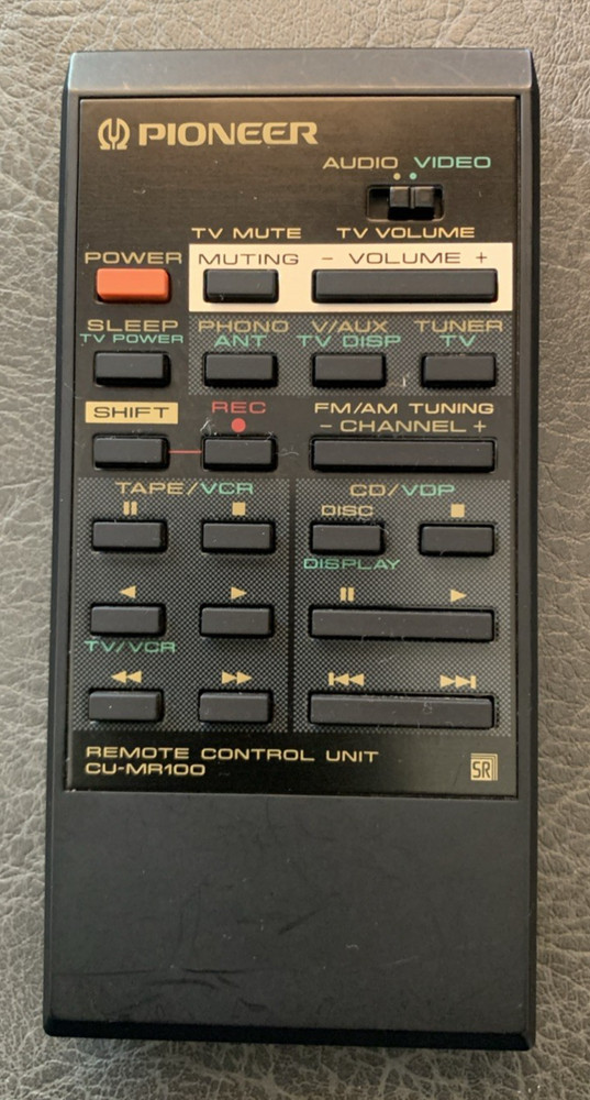 Vintage Pioneer CU-MR100 Zone 2 Remote Control Unit – Used, Pro Cleaned & Tested