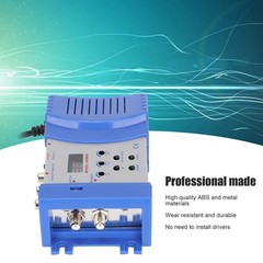 AV to RF Modulator Portable Durable ABS Metal 47-868MHz CATV TV Signal Conv