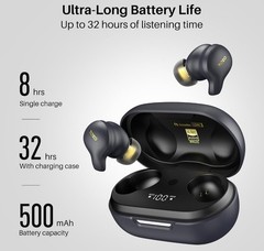 TOZO Golden X1 Galaxy Blue/Black Earbuds OrigX Pro, LDAC & Hi-Res Audio Wireless