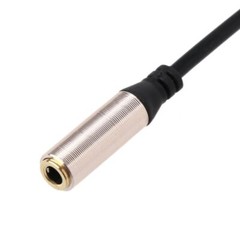 24cm 90 Degree Single Elbow 3.5mm Audio Extension Cable For PC Speaker Headsets