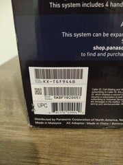 Panasonic Cordless Phone System Answering Machine 4 Handset Bluetooth – READ⏬