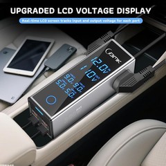 300W 12V to 110V Car Power Inverter with LCD Display