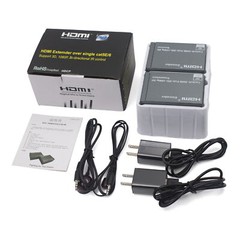 HDMI Extender up to 200ft over Cat5 Cat6 Ethernet Network LAN Cable 60m 1080P