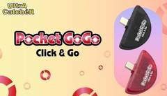 UltrA CatcheR | Pocket Go Go Click & Go Monster Catcher: Red, Type C Plug, V2026