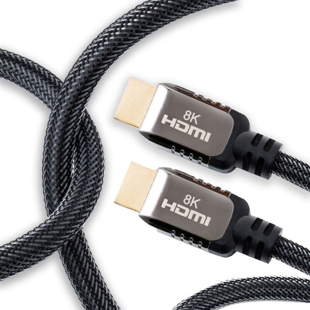 Certificated HDMI 2.1 Cable 100% Real 8K 4K 48Gbps Dolby Vision, HDCP 2.2 HDMI 2