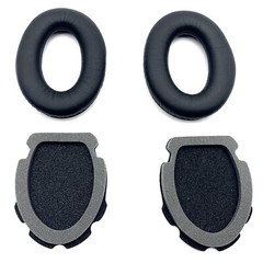 New For Aviation Headset X A10 A20 Bose Headphones 1Pair Black Ear Pads Cushions