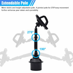 Car Phone Holder Mount 360° Rotatable Adjustable Universal For Most Vehicles US