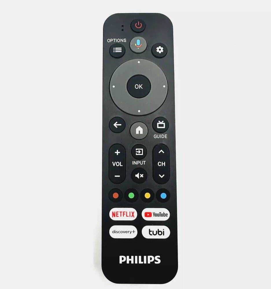 SEALEDOEM Remote Control for Philips Google TV Netflix Youtube Discovery+ RF553A