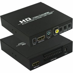 Scart HDMI to HDMI 720P 1080P HD Video Converter Monitor Box for HDTV DVD STB