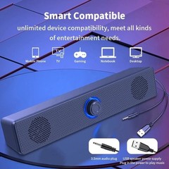 Surround Sound Bar Wireless Bluetooth Stereo Speakers Soundbar TV Home Theater