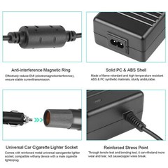 AC to DC Converter 10A 110V-220V 12V Car Cigarette Lighter Socket Power Adapter