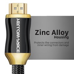 Braided-Short&Long Ultra HD HDMI Cable US Lot – 3ft 6ft 10ft 25ft 30ft 50ft 66ft