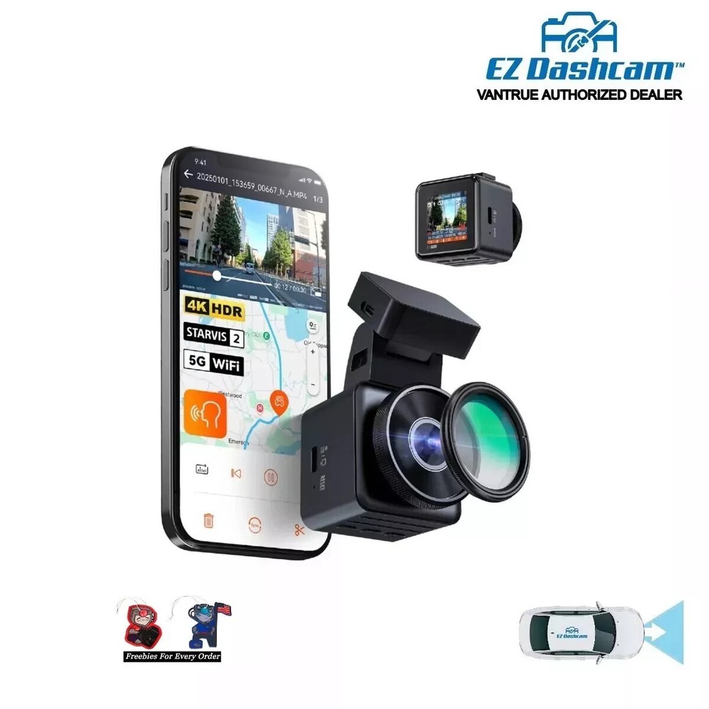 Vantrue E1 Pro 4K Front Dash Cam | Authorized Dealer