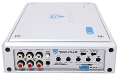 Rockville RXM-S20 1600W Peak 4-Channel Micro Marine/ATV Amplifier, Water-Resi…