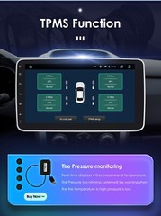 8+128GB Double 2 DIN 10.1″ Rotatable Car Stereo Radio DSP Android 12 GPS CarPlay